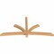 Ekena Millwork Davenport Timber Gable Bracket, Western Red Cedar, 84"W x 42"H x 3 1/2"D x 3 1/2"F, 12/12 Pitch GBW084X42X0404DAV00SWR - alternate 5